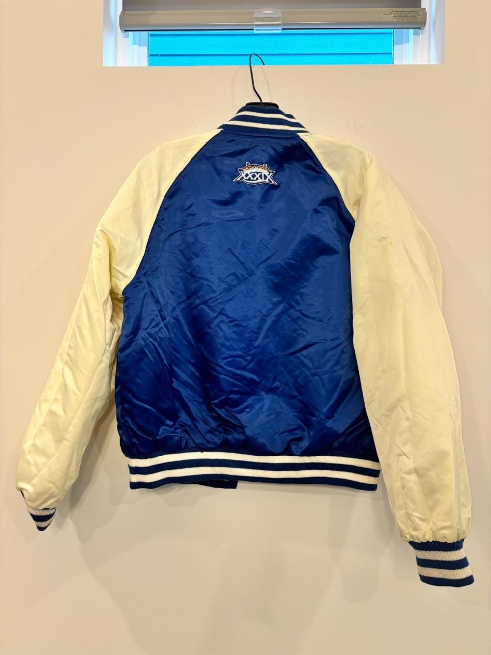 NFL For Her Super Bowl XXIX Women’s Satin Varsity Jacket Size M - #A06 - Picture 7 of 8